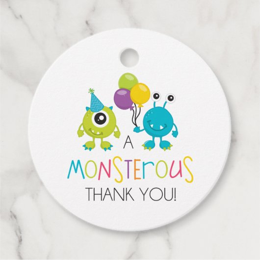 リトルモンスターサンキューラベル フェイバータグ (正面)