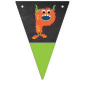 リトルモンスターシャルボードハッピーバースデー バンティングフラッグ (第3の旗)