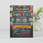 リトルモンスターシャルボード第1及び第2ジョイント誕生日 招待状 (スタンド正面)