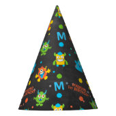 リトルモンスターシャルボード1歳の誕生日 パーティーハット (正面)