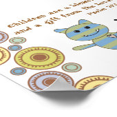 リトルモンスターズのキリスト教聖書聖句ポスター ポスター (角)