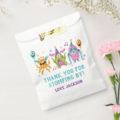 リトルモンスターズ誕生日パーティー フェイバーバッグ (封をした状態)