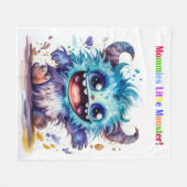 リトルモンスターズ フリースブランケット (正面(横))