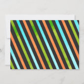 リトルモンスターセカンドバースデーパーティの招待状少年 招待状 (裏面)