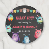 リトルモンスターテーマの誕生日 フェイバータグ (正面)