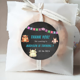 リトルモンスターテーマの誕生日 フェイバータグ