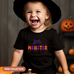 リトルモンスターハロウィンマッチングファミリー幼児 トドラーTシャツ