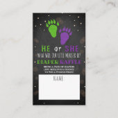 リトルモンスターハロウィーンジェンダーがパーティーを明かす エンクロージャーカード (正面)