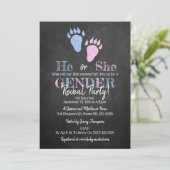 リトルモンスターハロウィーンジェンダーがパーティーを明かす 招待状 (スタンド正面)