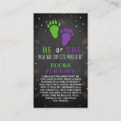 リトルモンスターハロウィーンジェンダーがパーティーブックを公開 エンクロージャーカード (正面)