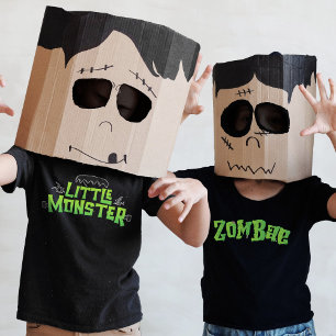 リトルモンスターハロウィーンファミリーマッおもしろいチング Tシャツ