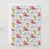 リトルモンスターバッシュ誕生日 招待状 (裏面)