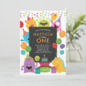 リトルモンスターバースデーパーティーへの招待 招待状 (スタンド正面)