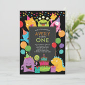 リトルモンスターバースデーパーティーへの招待 招待状 (スタンド正面)