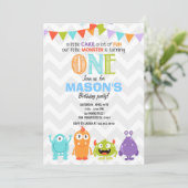 リトルモンスターバースデーパーティーへの招待 招待状 (スタンド正面)
