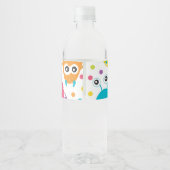 リトルモンスターバースデーパーティーウォーターボトルラベル ペットボトルラベル (裏面)