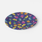 リトルモンスターバースデーパーティー ペーパープレート (アングル)