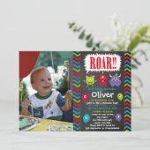 リトルモンスターバースデーパーティ招待状 招待状 (スタンド正面)