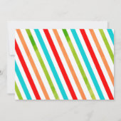 リトルモンスターファーストバースデーパーティ招待状 招待状 (裏面)