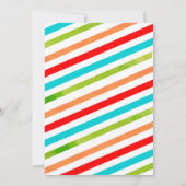 リトルモンスターファーストバースデーパーティ招待状 招待状 (裏面)