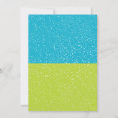 リトルモンスターベビーシャワー招待状 招待状 (裏面)