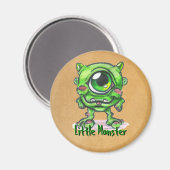 リトルモンスターボタン マグネット (正面/裏面)