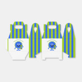 リトルモンスターボーイ1stバースデーブルーストライプズかわいい フェイバーボックス (折り畳みなし)