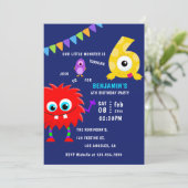 リトルモンスターボーイ6thバースデーパーティー 招待状 (スタンド正面)