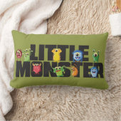 リトルモンスターポリエステル装飾用クッション13インチx 21インチ ランバークッション (ブランケット)
