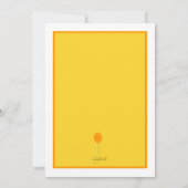 リトルモンスター招待状 招待状 (裏面)