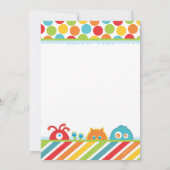 リトルモンスター第1誕生日 招待状 (裏面)