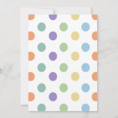 リトルモンスター1位2位3位4位5誕生日 招待状 (裏面)