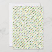 リトルモンスター1歳の誕生日 招待状 (裏面)