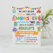 リトルモンスター2回目の誕生日 招待状 (スタンド正面)