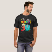 リトルモンスター3歳の誕生日パーティーモンスター3 Tシャツ (正面フル)