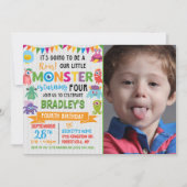 リトルモンスター4thバースデーフォト 招待状 (正面)