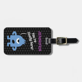 リトルモンスター（パーソナライズ可能） ラゲッジタグ (正面横)