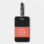 リトルモンスター（パーソナライズ可能） ラゲッジタグ (裏面縦)