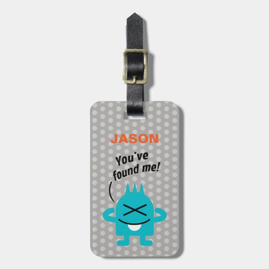 リトルモンスター（パーソナライズ可能） ラゲッジタグ (正面縦)