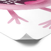 リトルモンスター ピンクの女の子の部屋 ポスター (角)