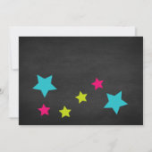 リトルモンスター　３さいの誕生日パーティーへようこそ 招待状 (裏面)