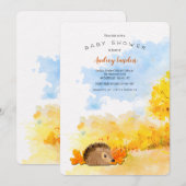 リトルヤマカマツ赤ちゃんシャワー招待状 招待状 (正面/裏面)