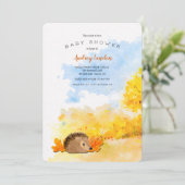 リトルヤマカマツ赤ちゃんシャワー招待状 招待状 (スタンド正面)