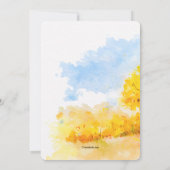 リトルヤマカマツ赤ちゃんシャワー招待状 招待状 (裏面)