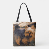 リトルヨークシャーテリア – ヨークシャーテリアドッグ トートバッグ (裏面)