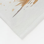 リトルライオパーソナライズされたン フリースブランケット (角)