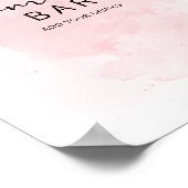 リトルライオンその女の子の水の色mom-osaバー ポスター (角)