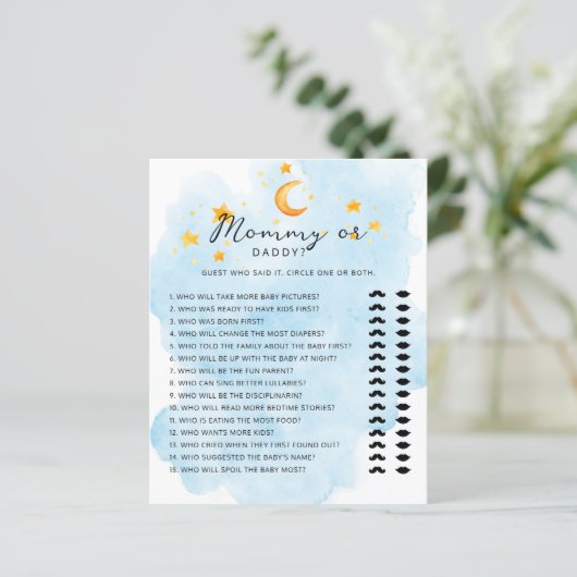 リトルライオンその男の子のママまたはパパの赤ちゃんシャワー (スタンド正面)