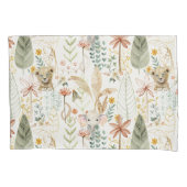 リトルライオンキングサファリジャングルボーイベビー子供部屋 枕カバー (正面左)