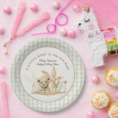 リトルライオンキングサファリジャングルボーイ赤ちゃんシャワー ペーパープレート (パーティー)